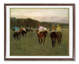 MFA Prints archival replica print of Edgar Degas, Racehorses at Longchamp from the Museum of Fine Arts, Boston collection.
