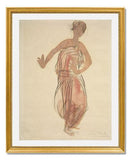 MFA Prints archival replica print of Auguste (René) Rodin, Cambodian Dancer from the Museum of Fine Arts, Boston collection.