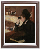 MFA Prints archival replica print of Mary Stevenson Cassatt, In the Loge from the Museum of Fine Arts, Boston collection.