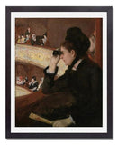 MFA Prints archival replica print of Mary Stevenson Cassatt, In the Loge from the Museum of Fine Arts, Boston collection.