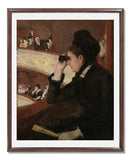MFA Prints archival replica print of Mary Stevenson Cassatt, In the Loge from the Museum of Fine Arts, Boston collection.