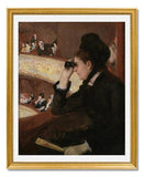 MFA Prints archival replica print of Mary Stevenson Cassatt, In the Loge from the Museum of Fine Arts, Boston collection.