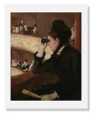 MFA Prints archival replica print of Mary Stevenson Cassatt, In the Loge from the Museum of Fine Arts, Boston collection.