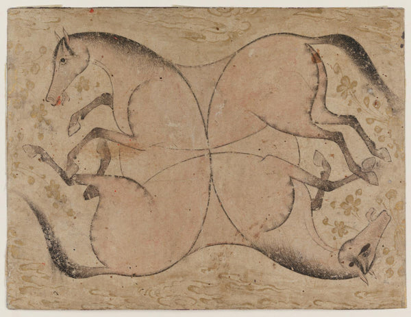 Four Interlaced Horses