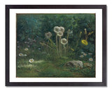 MFA Prints archival replica print of Jean François Millet, Dandelions from the Museum of Fine Arts, Boston collection.