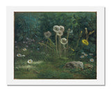 MFA Prints archival replica print of Jean François Millet, Dandelions from the Museum of Fine Arts, Boston collection.