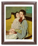 MFA Prints archival replica print of Mary Stevenson Cassatt, Caresse Maternelle from the Museum of Fine Arts, Boston collection.