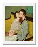 MFA Prints archival replica print of Mary Stevenson Cassatt, Caresse Maternelle from the Museum of Fine Arts, Boston collection.