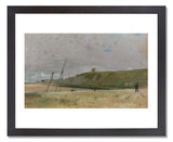 MFA Prints archival replica print of Edgar Degas, Cliffs on the Edge of the Sea from the Museum of Fine Arts, Boston collection.