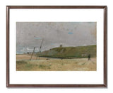 MFA Prints archival replica print of Edgar Degas, Cliffs on the Edge of the Sea from the Museum of Fine Arts, Boston collection.
