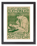 MFA Prints archival replica print of Antonius Henricus Johannes Molkenboer, Poster for Elias van Bommel, Bookbinder from the Museum of Fine Arts, Boston collection.