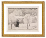 MFA Prints archival replica print of Richard Nicolaus Roland Holst, Snowy Landscape from the Museum of Fine Arts, Boston collection.