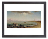 MFA Prints archival replica print of Martin Johnson Heade, Shore Scene: Point Judith from the Museum of Fine Arts, Boston collection.