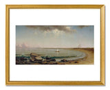 MFA Prints archival replica print of Martin Johnson Heade, Shore Scene: Point Judith from the Museum of Fine Arts, Boston collection.