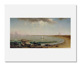 MFA Prints archival replica print of Martin Johnson Heade, Shore Scene: Point Judith from the Museum of Fine Arts, Boston collection.