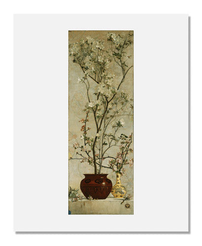 MFA Prints archival replica print of Charles Caryl Coleman, Still Life with Azaleas and Apple Blossoms from the Museum of Fine Arts, Boston collection.