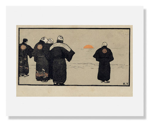 MFA Prints archival replica print of Yamamoto Kanae, Fishermen from the Museum of Fine Arts, Boston collection.