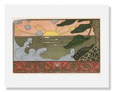 MFA Prints archival replica print of Sunset over the Ocean from the Museum of Fine Arts, Boston collection.