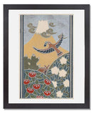 MFA Prints archival replica print of Mount Fuji, Hawk, and Eggplant from the Museum of Fine Arts, Boston collection.