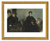 MFA Prints archival replica print of Edgar Degas, Duchessa di Montejasi with Her Daughters, Elena and Camilla from the Museum of Fine Arts, Boston collection.