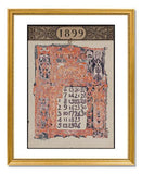 MFA Prints archival replica print of Scheltema & Holkema's Boekhandel, Kalender 1899 from the Museum of Fine Arts, Boston collection.