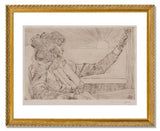 MFA Prints archival replica print of Johannes Theodorus Toorop, Woman Looking at the Sun from the Museum of Fine Arts, Boston collection.