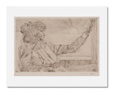 MFA Prints archival replica print of Johannes Theodorus Toorop, Woman Looking at the Sun from the Museum of Fine Arts, Boston collection.