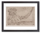 MFA Prints archival replica print of Johannes Theodorus Toorop, Woman Looking at the Sun from the Museum of Fine Arts, Boston collection.
