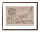 MFA Prints archival replica print of Johannes Theodorus Toorop, Woman Looking at the Sun from the Museum of Fine Arts, Boston collection.