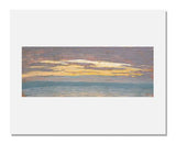 MFA Prints archival replica print of Claude Monet, View of the Sea at Sunset from the Museum of Fine Arts, Boston collection.