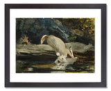 MFA Prints archival replica print of Winslow Homer, The Fallen Deer from the Museum of Fine Arts, Boston collection.
