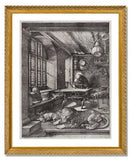 MFA Prints archival replica print of Albrecht Dürer, Saint Jerome in His Study from the Museum of Fine Arts, Boston collection.