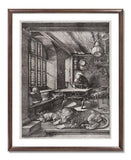 MFA Prints archival replica print of Albrecht Dürer, Saint Jerome in His Study from the Museum of Fine Arts, Boston collection.