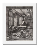 MFA Prints archival replica print of Albrecht Dürer, Saint Jerome in His Study from the Museum of Fine Arts, Boston collection.