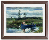 MFA Prints archival replica print of Winslow Homer, The Blue Boat from the Museum of Fine Arts, Boston collection.