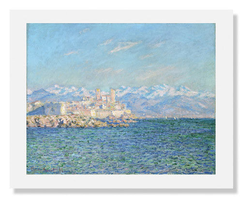 MFA Prints archival replica print of Claude Monet, Antibes, Afternoon Effect from the Museum of Fine Arts, Boston collection.