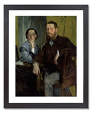 MFA Prints archival replica print of Edgar Degas, Edmondo and Thérèse Morbilli from the Museum of Fine Arts, Boston collection.
