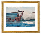 MFA Prints archival replica print of Winslow Homer, The Sponge Diver from the Museum of Fine Arts, Boston collection.