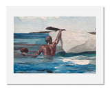 MFA Prints archival replica print of Winslow Homer, The Sponge Diver from the Museum of Fine Arts, Boston collection.
