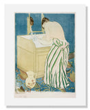 MFA Prints archival replica print of Mary Stevenson Cassatt, Woman Bathing from the Museum of Fine Arts, Boston collection.