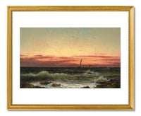 MFA Prints archival replica print of Martin Johnson Heade, Off Shore: After the Storm from the Museum of Fine Arts, Boston collection.
