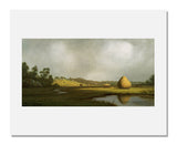 MFA Prints archival replica print of Martin Johnson Heade, Salt Marshes, Newburyport, Massachusetts from the Museum of Fine Arts, Boston collection.