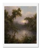 MFA Prints archival replica print of Martin Johnson Heade, South American River from the Museum of Fine Arts, Boston collection.