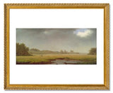 MFA Prints archival replica print of Martin Johnson Heade, Cloudy Day, Rhode Island from the Museum of Fine Arts, Boston collection.