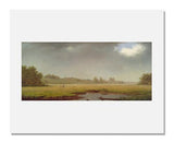 MFA Prints archival replica print of Martin Johnson Heade, Cloudy Day, Rhode Island from the Museum of Fine Arts, Boston collection.