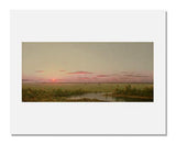 MFA Prints archival replica print of Martin Johnson Heade, Sunset on Long Beach from the Museum of Fine Arts, Boston collection.