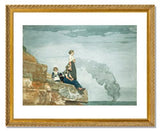 MFA Prints archival replica print of Winslow Homer, Fisherman's Family (The Lookout) from the Museum of Fine Arts, Boston collection.