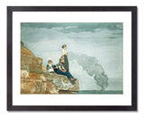 MFA Prints archival replica print of Winslow Homer, Fisherman's Family (The Lookout) from the Museum of Fine Arts, Boston collection.