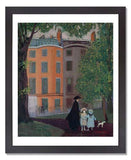 George Benjamin Luks, View of Beacon Street from Boston Common