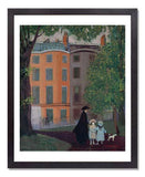 George Benjamin Luks, View of Beacon Street from Boston Common